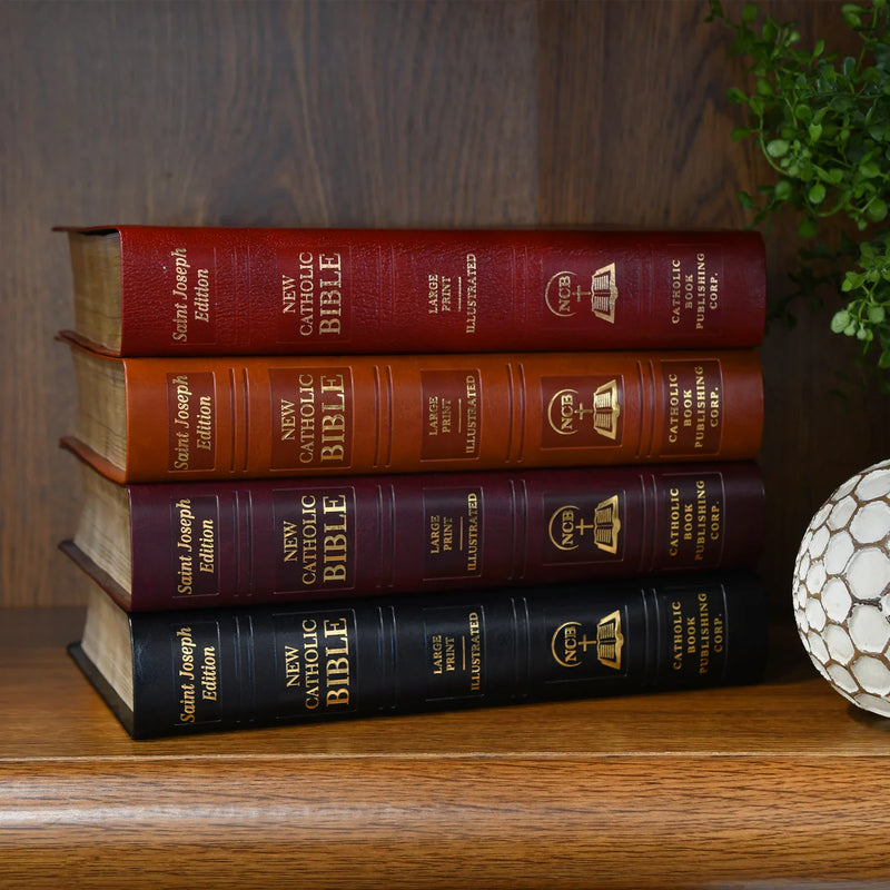 Nueva Biblia Católica de San José (Edición de regalo - Tipo grande) - Azul