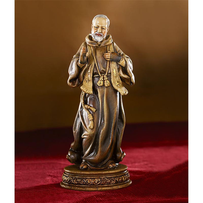 St. Pio Resin Statue