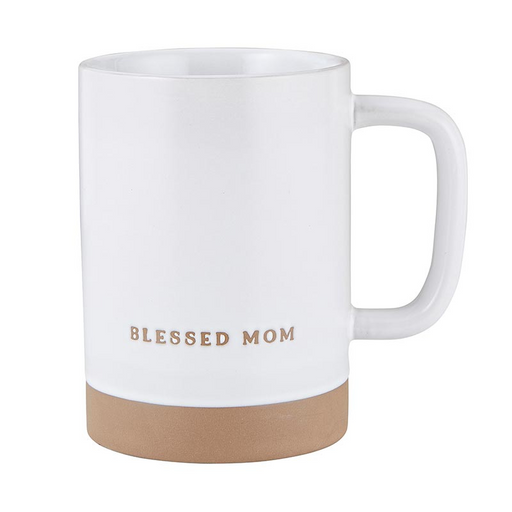 Stoneware Signature Mug - Blessed Mom