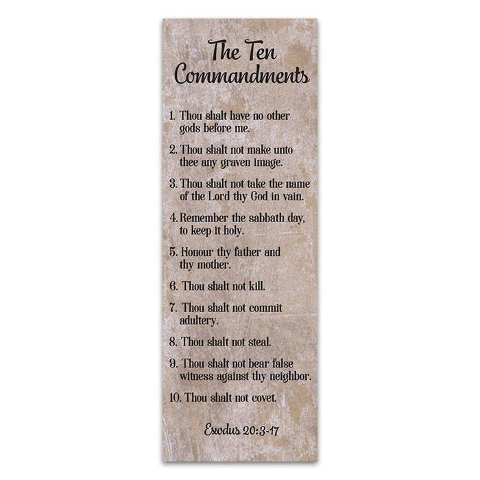 Ten Commandments Bookmarks - Bible Basics