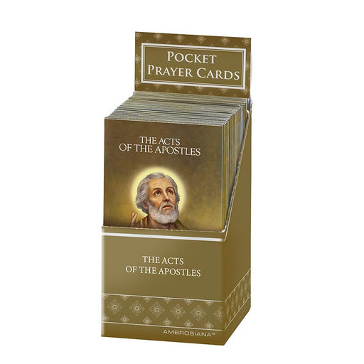 The Acts Of The Apostles Trifold Card Display - 48 Pieces