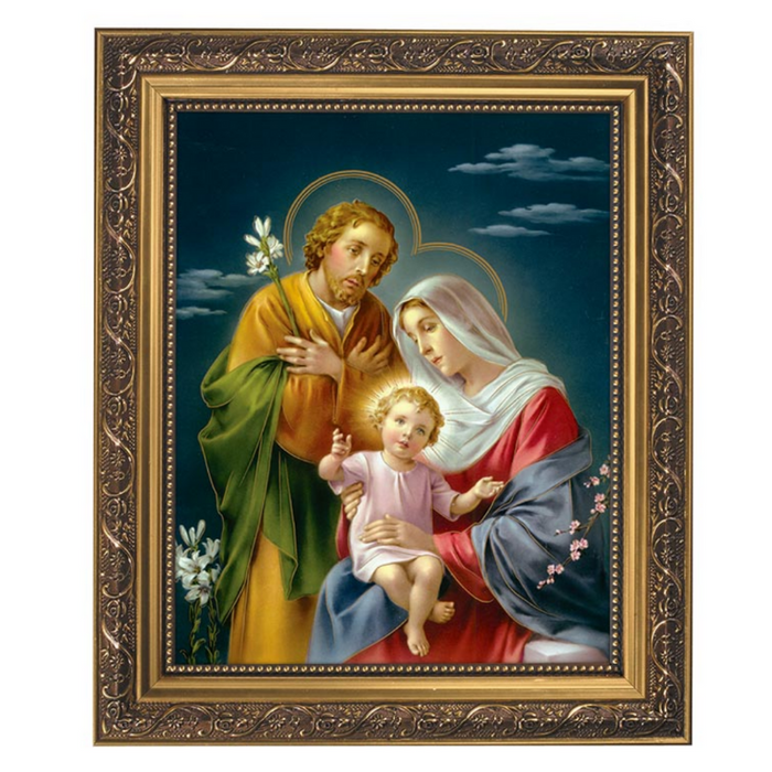The Holy Family Framed Print in Ornate Gold Finish Frame The Holy Family Framed Print Holy Family
