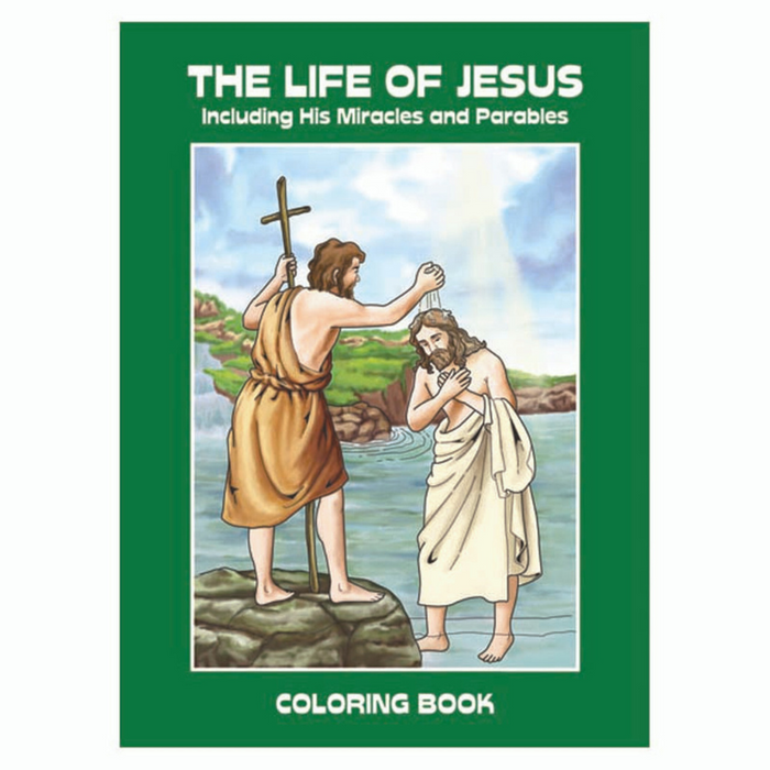 The Life of Jesus - Coloring Book - 12 Pieces Per Package