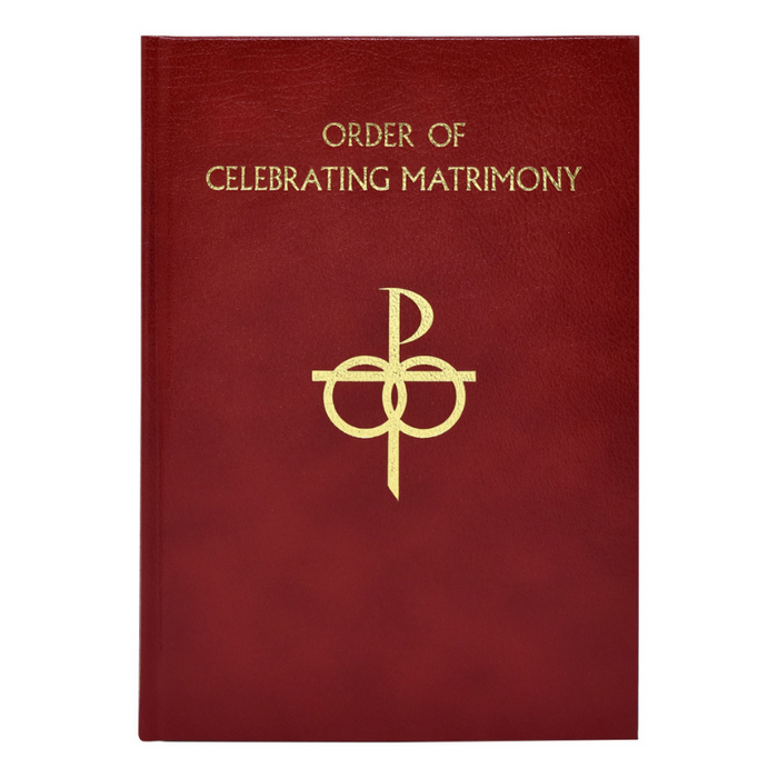 The Order Of Celebrating Matrimony - Bonded Leather
