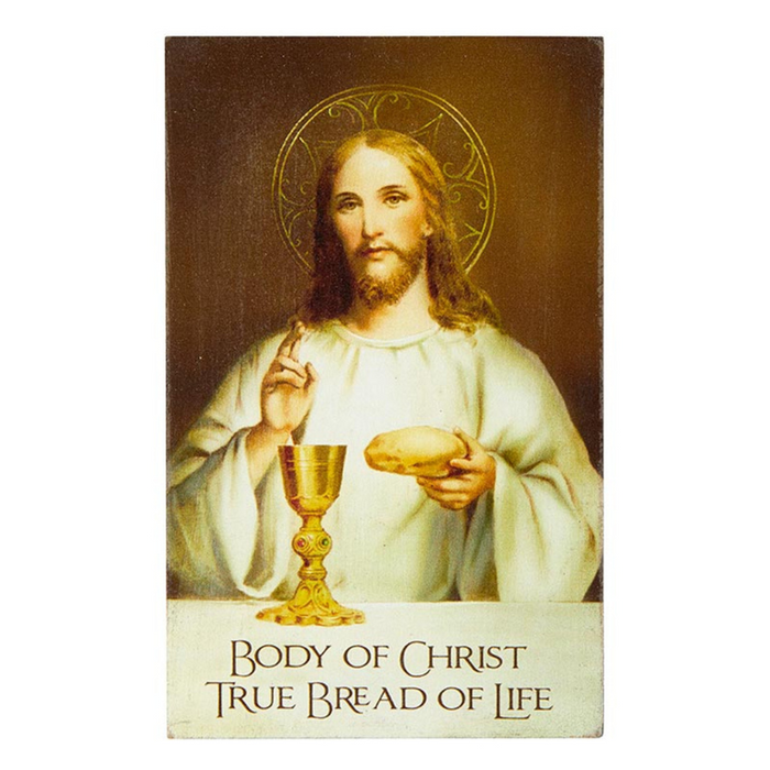 True Bread of Life First Communion Plaque - 6 Pieces Per Package