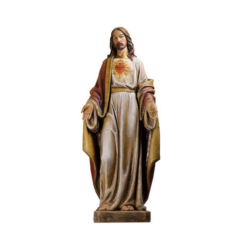 48" H The Sacred Heart of Jesus Statue