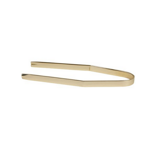6" Brass Charcoal Tongs