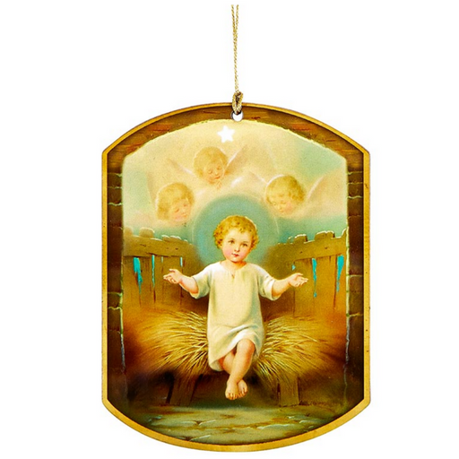 The Baby In The Manger Christmas Ornament - 1 Piece Per Package