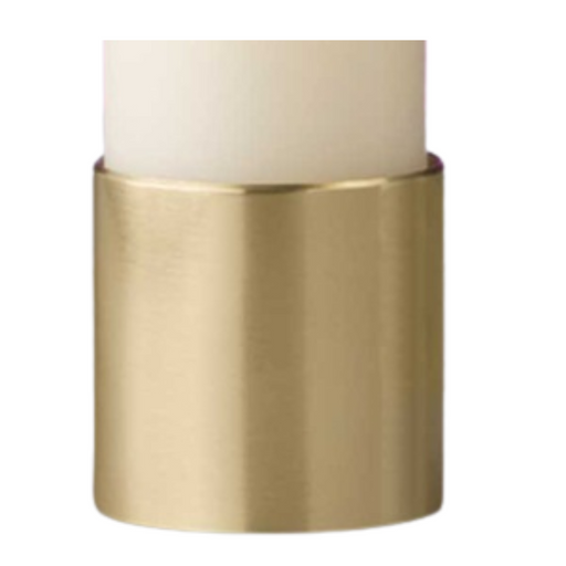 Brass Sockets for Refillable Altar Candles - 8 Sizes