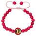 Pink Guardian Angel Two Decade Rosary Bracelet