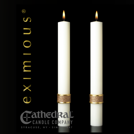 Complementing Altar Candle - Cathedral Candle - Evangelium - 4 Sizes