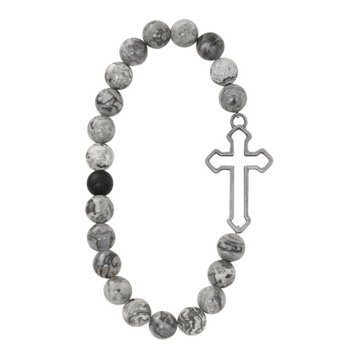 Picasso Stone Rosary Bracelet