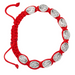 Divine Mercy Red Corded Bracelet