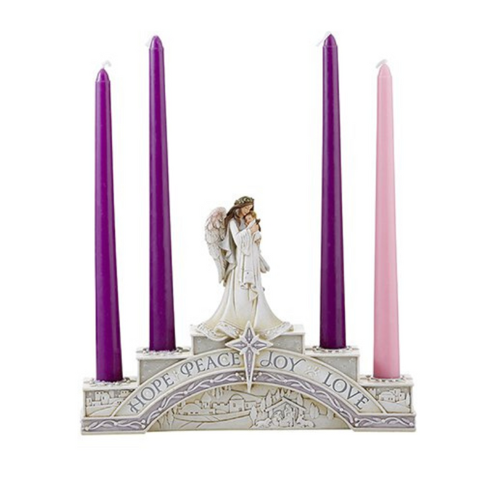 7.25"H Angel Advent Candleholder