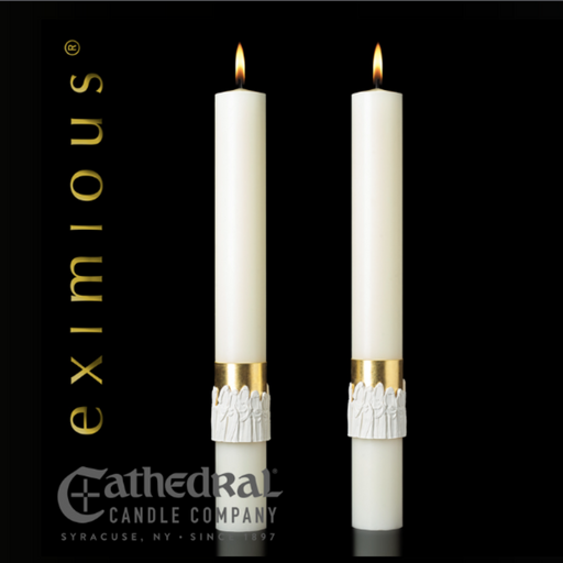 Complementing Altar Candle - Cathedral Candle - The Twelve Apostles - 4 Sizes