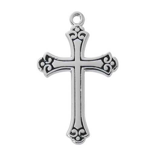 Sterling Silver Cross with 16"-18" Chain