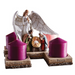 8.25"H Nativity Advent Candleholder