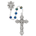 Blue Multi-Color Crystal Beads Rosary
