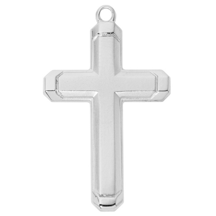 Sterling Silver Cross with 24" Chain