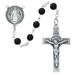 Saint Benedict Black Onyx and Sterling Silver Rosary