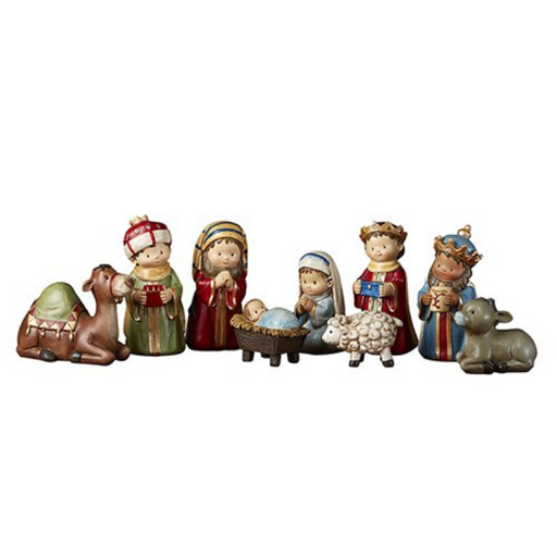 4" H Figurine - Children's Christmas Pageant Nativity Set