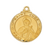 Saint Jude Gold Plated Sterling Silver Medal