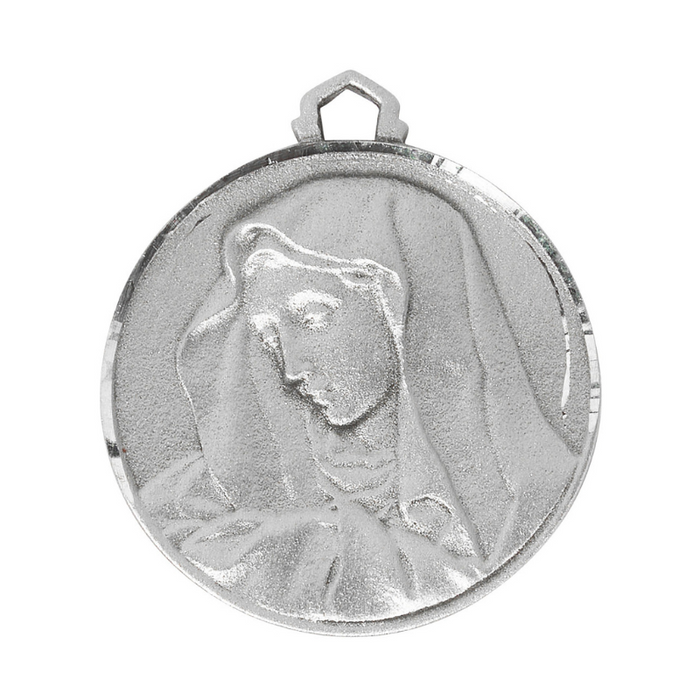 Our Lady of Sorrows Pewter with 18" Chain