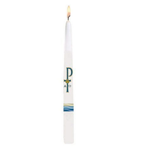 Baptism Candle Taper - Baptism by Water and the Holy Spirit