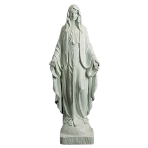 50" H Our Lady of Grace White Statue