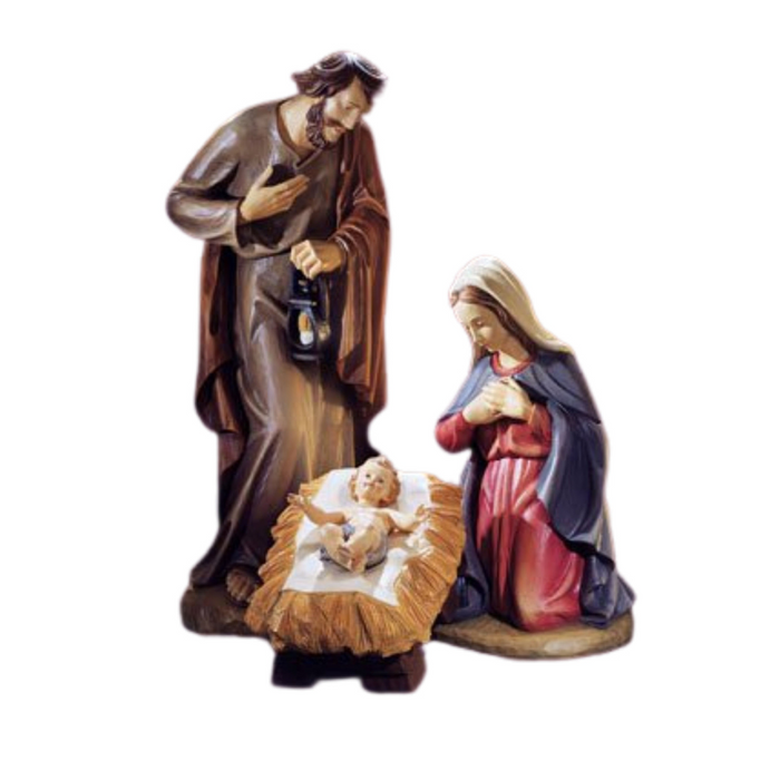 Val Gardena 32"H Holy Family Nativity