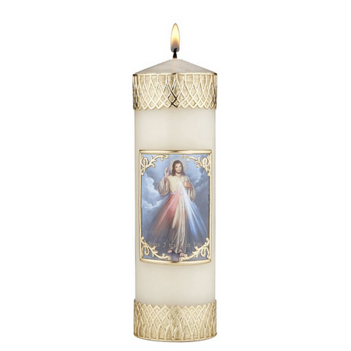 7 3/4" H Divine Mercy Devotional Candle
