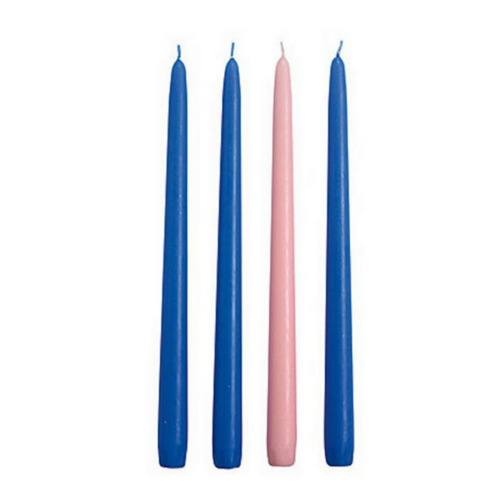 10" Advent Refill Taper Candle - 24 Pieces Per Package