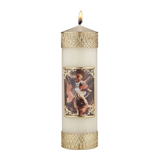 7 3/4" H St. Michael Devotional Candle
