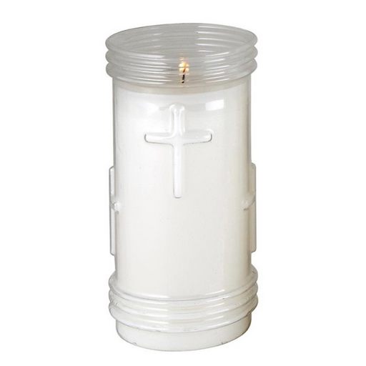 5-3/4" H 4-5-Day Prayer Lights Candles in Plastic