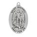 Saint Michael Pewter Medal with 20" Chain