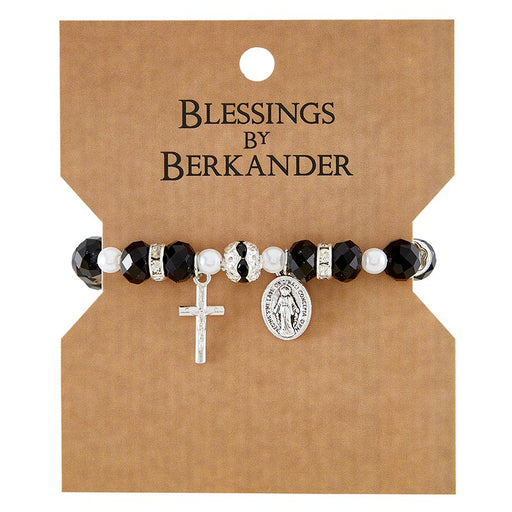 Wear Your Faith Black Bracelet - 6 Pieces Per Package