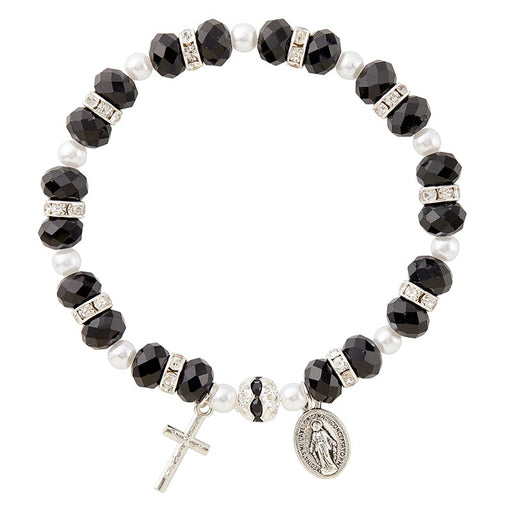 Wear Your Faith Black Bracelet - 6 Pieces Per Package