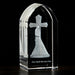 Wedding Etched Glass Stand
