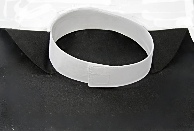 White Full Collar (Dicky) Mini Shirt Front  – Washable Collars, Ultra Comfort, & Easy Care