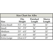 White Roll Collar Alb