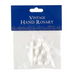 White Vintage Hand Rosary - 12 Pieces Per Package