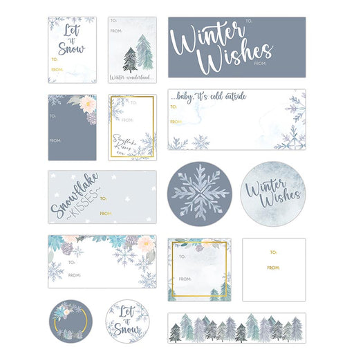 Winter Wishes Gift Tags - 4 Sets Per Package