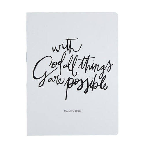 With God All Things are Possible Journal