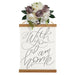 With You I am Home Framed Canvas Banner