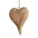Wooden Heart Ornament - Small