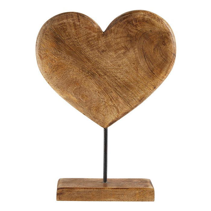 Wooden Heart Stand - 2 Pieces Per Package