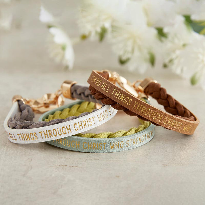 Wrapped in Love Brown Bracelet - 4 Pieces Per Package