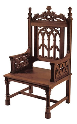 Canterbury Celebrant Chair - Walnut Stain