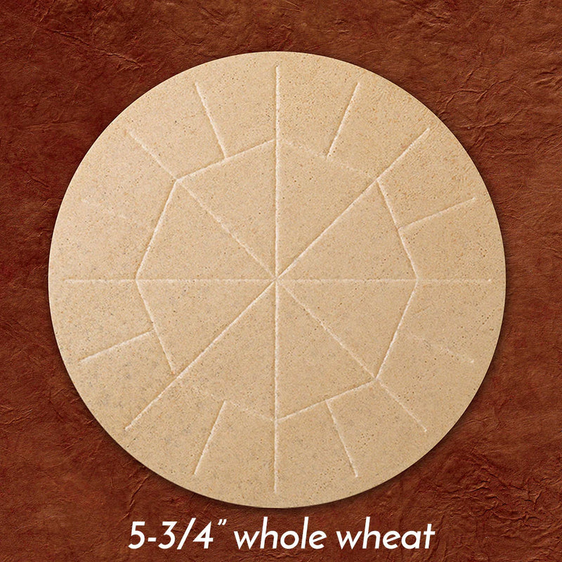 Cavanagh 5-3/4" Whole Wheat Concelebration Communion Wafers – Large Breakable Altar Bread (Box of 25)