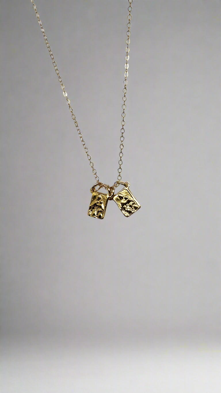 Gold Vermeil Scapular Necklace